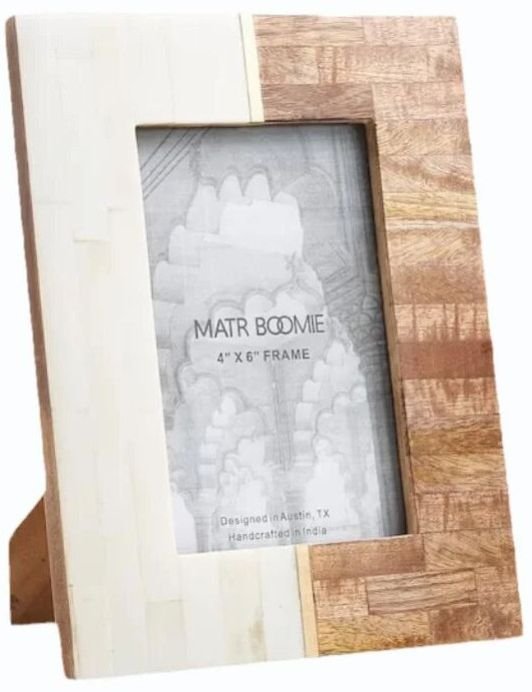Handmade Bone Inlay Photo Frame