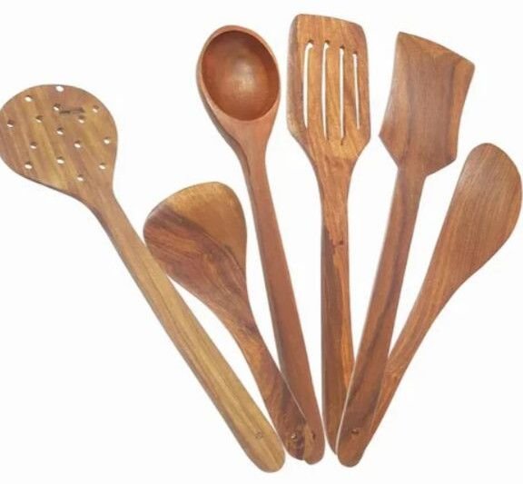 Wooden Cutlery Set OF 6 Pcs