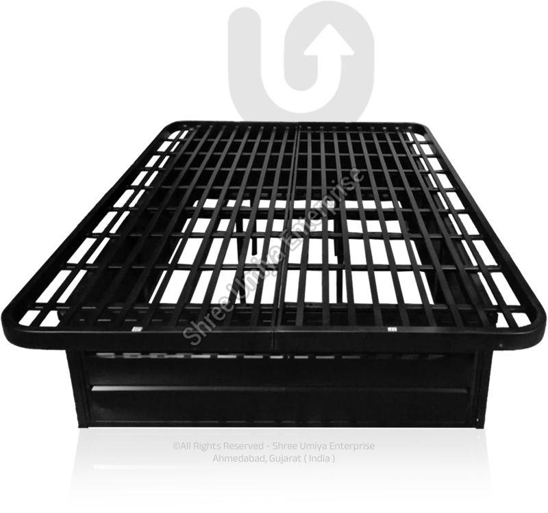 Semi Screwless Queen Size Pipe Platform Bed