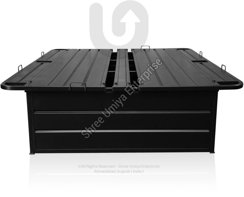 Semi Screwless Round Corner King Size Platform Bed