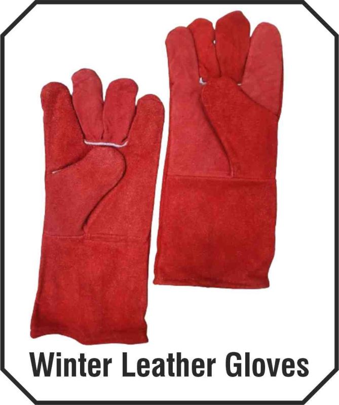 Winter Leather Gloves