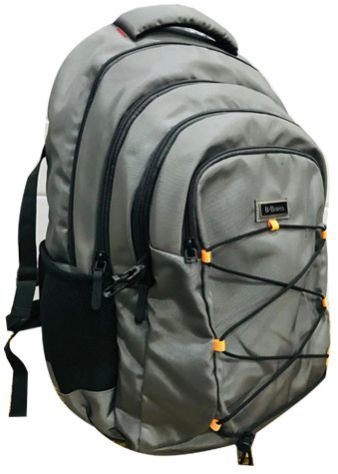 Grey Polyester Office Laptop Bags