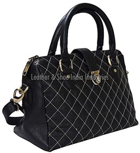 Diamond Embroidery Leather Sling Bags