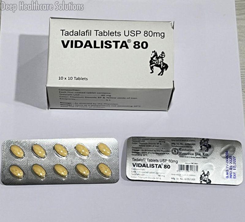 Vidalista 80 Mg Black Tablets