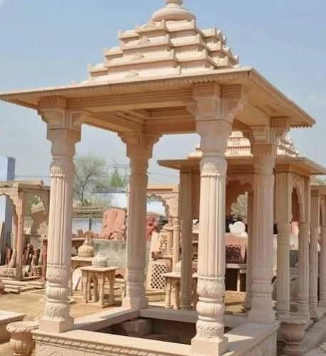 White Stone Small Temple