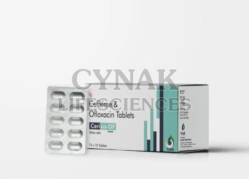 Cerika OF Cefixime Ofloxacin Tablets