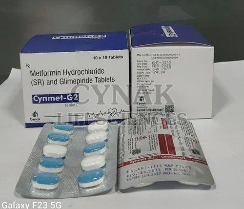 Cynmet G2 Glimepiride Metformin Hydrochloride SR Tablet