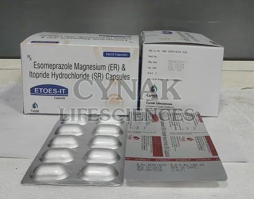 Etoes IT Esomeprazole Magnesium Er Itopride Hydrochloride SR Capsules