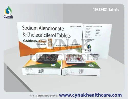 Goldnak Alen Sodium Alendronate Cholecalciferol Tablets