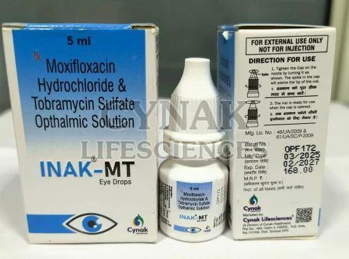 Inak Mt Moxifloxacin Tobramycin Sulfate Opthalmic Solution Eye Drops