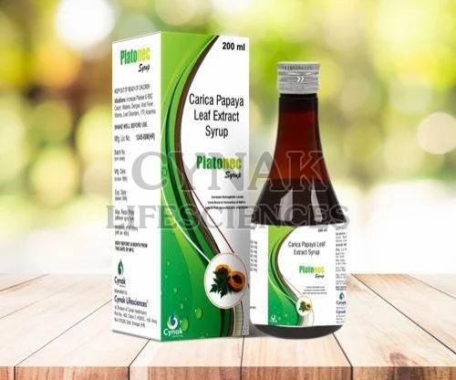 Platonec Carica Papaya Leaf Extract Syrup