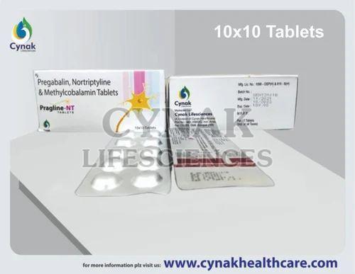 Pragline NT Pregabalin Nortriptyline Methylcobalamin Tablet