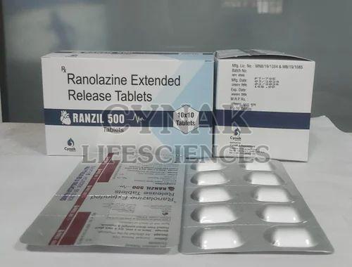 Ranzil 500mg Ranolazine Extended Release Tablets