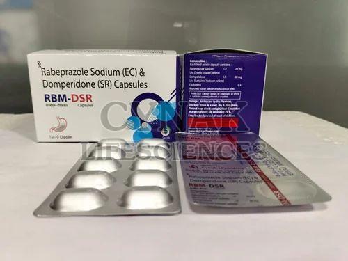RBM DSR Rabeprazole Sodium EC Domperidone SR Capsules