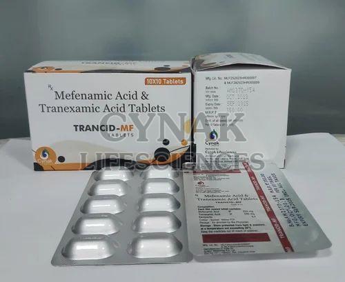 Trancid Mf Tranexamic Mefenamic Acid Tablets
