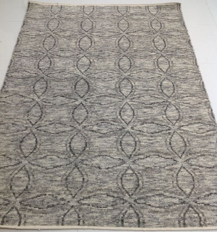 DSH-25-20 Grey Natural Woolen Rug
