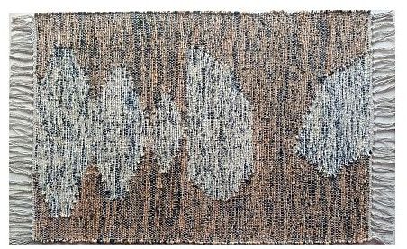 Flat Weave Brown Jute Rug