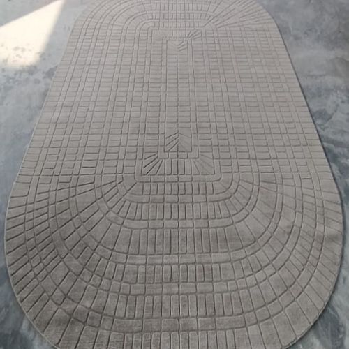 MEH-PP-2209 Grey New Zealand Wool Cotton Floor Carpet