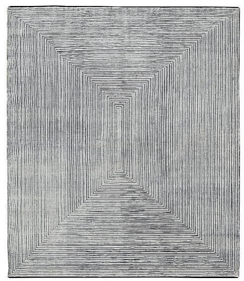 Light Grey Hand Knotted Rug