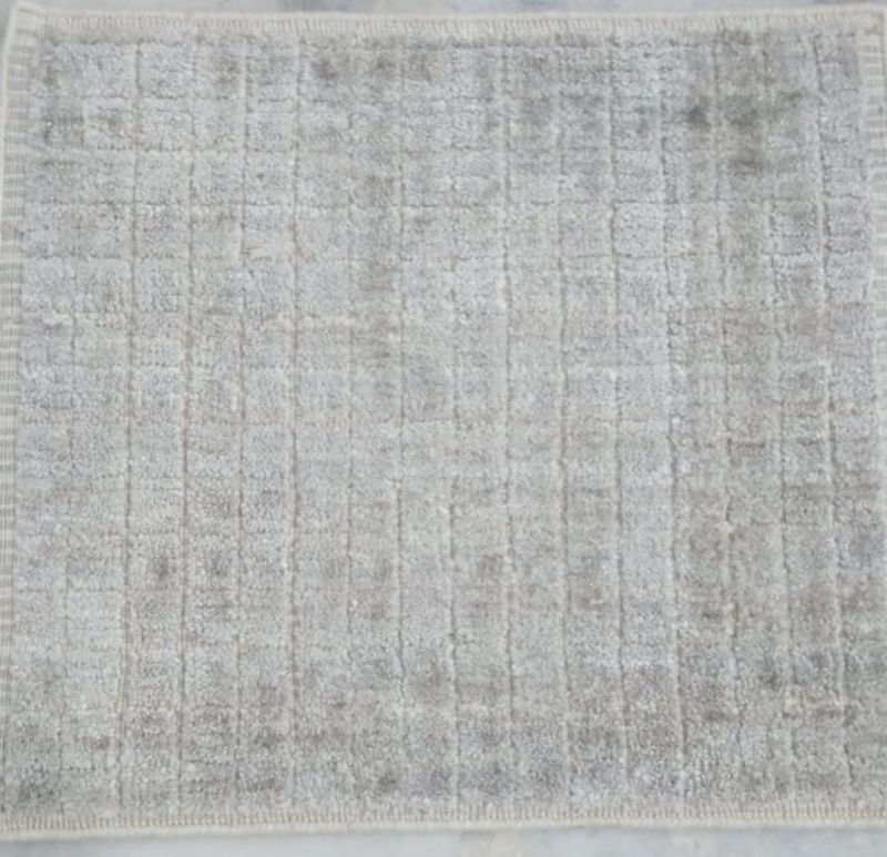 MEH-PP-2204 Grey New Zealand Wool Cotton Floor Carpet