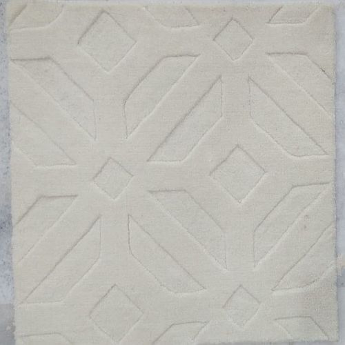 MEH-PP-2208 Cream New Zealand Wool Cotton Floor Carpet