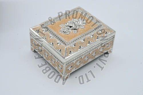 5 Inch Brass Jewelry Box
