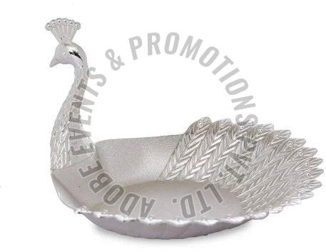 Duck Shape Silver Plated Brass Bowl