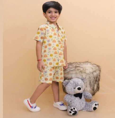 Boys Smiling Rainbow Co Ord Set