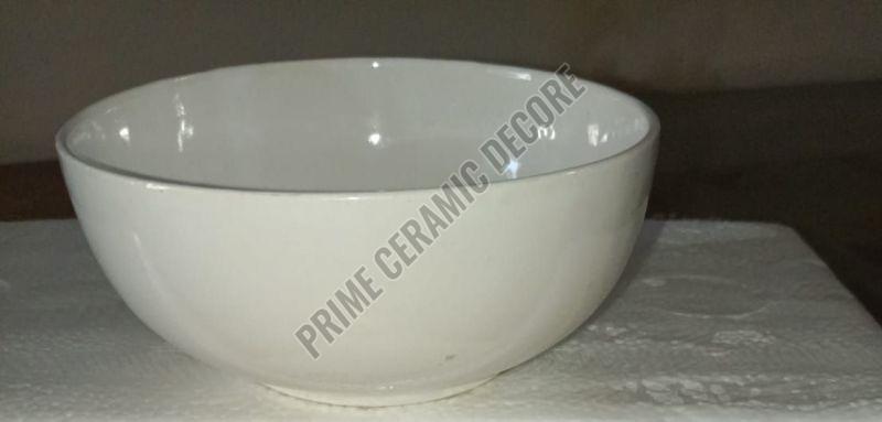 White Ceramic Big Bowl
