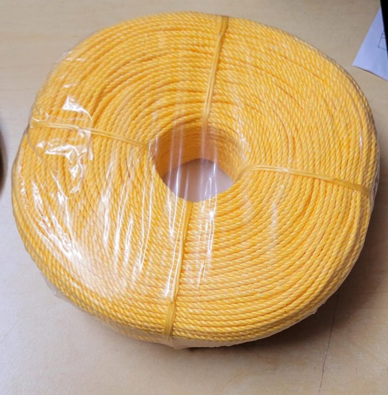 3mm Yellow Polypropylene Rope
