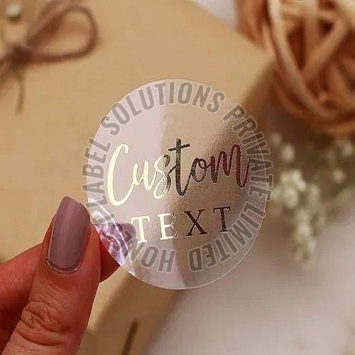 Polyester Transparent Stickers Label