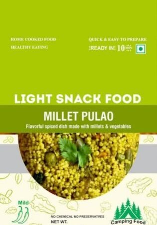 Dehydrated Ready to Eat Millet Pulao, Camping Food
