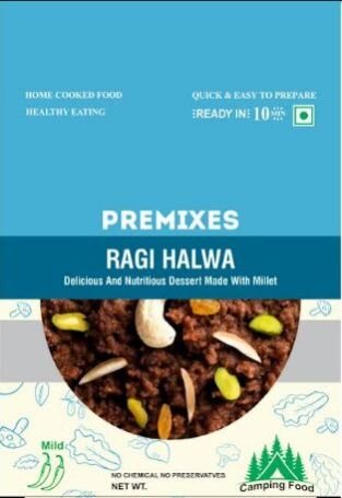 Dehydrated Ready to Eat Ragi Halwa, Camping Food