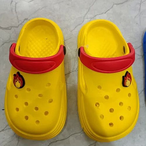 Kids Yellow EVA Crocs