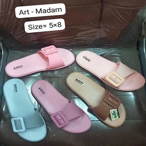 Ladies Casual Wear Flat Slider