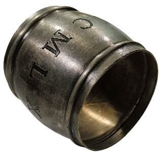 Rustic Grey Metal Napkin Ring