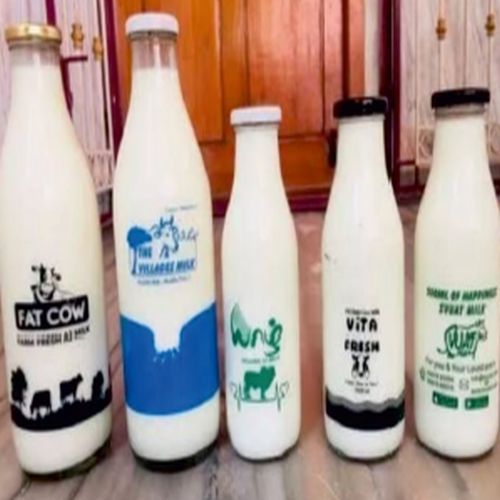 500ml Milk Glass Bottle With Cap