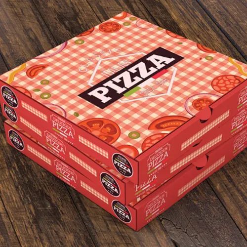 8x8x1.5 Inch Cardboard Printed Pizza Box