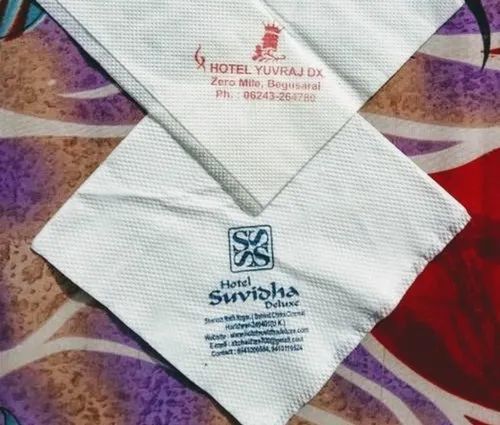 Customised Logo Printed Tissue Paper Napkin