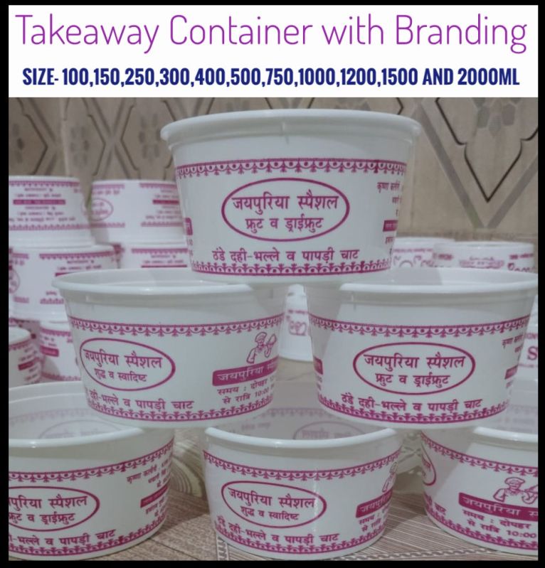 500ml Round Plastic Food Container