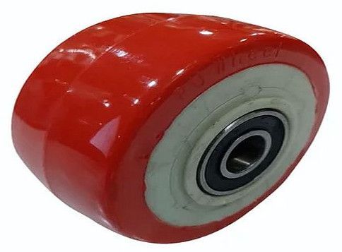 100X50 Mm Red Polyurethane Wheel