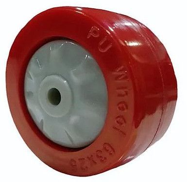 65X25 Mm Red Polyurethane Wheel