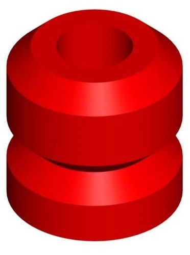 Red Polyurethane Rubber Bumper