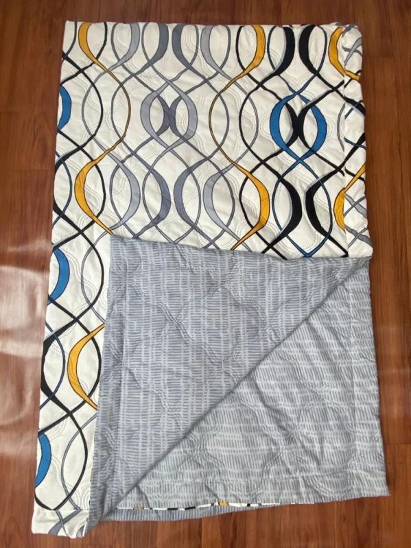 Multicolor Ultrasonic Quilted Reversible Microfiber Comforter