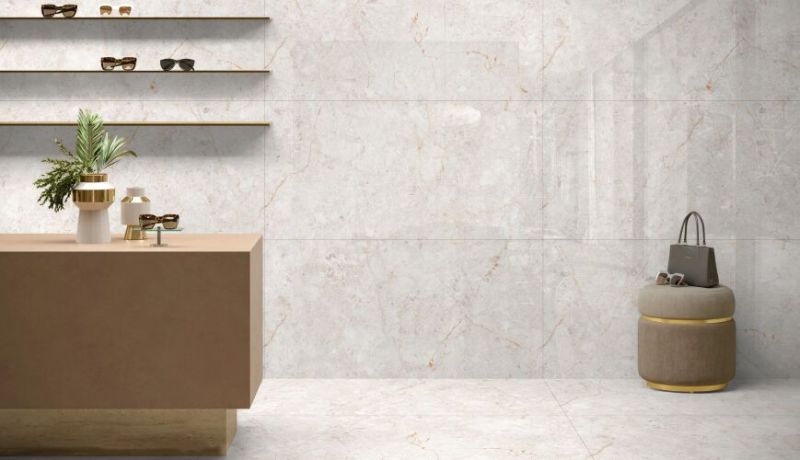 Cozy Bianco Endless Glossy Vitrified Tiles