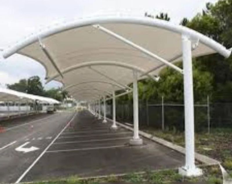 Modular Tensile Fabric Structure Fabrication Erection
