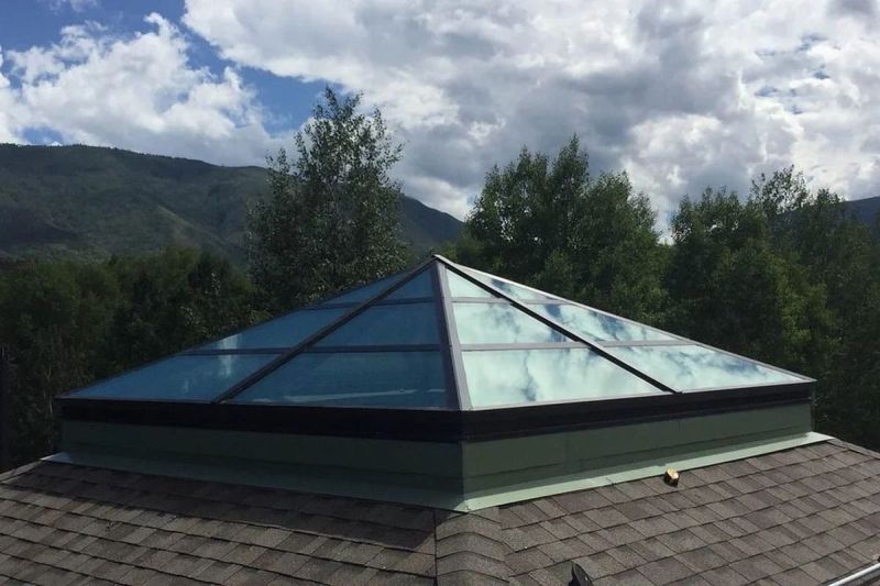 Pyramid Skylight Glass Roof