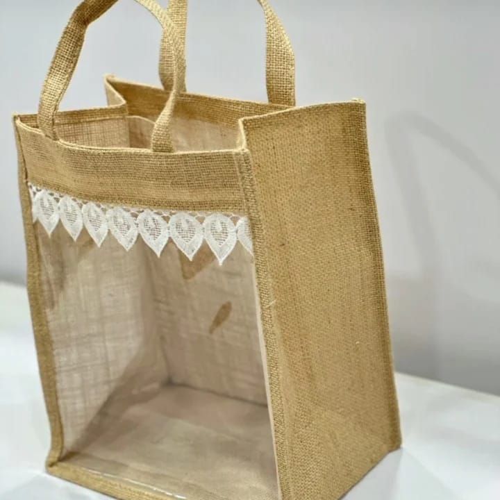 Plain Jute Gift Bag