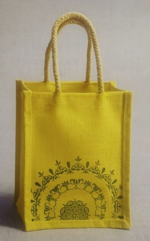 Printed Jute Thamboolam Bag