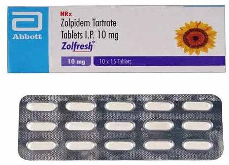 Zolfresh 10mg Zolpidem Tatrate Tablet